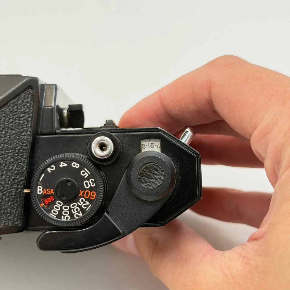 Ricoh Auto TLS EE 35mm SLR Film Camera Body Black M42 Mount Vintage 0711417